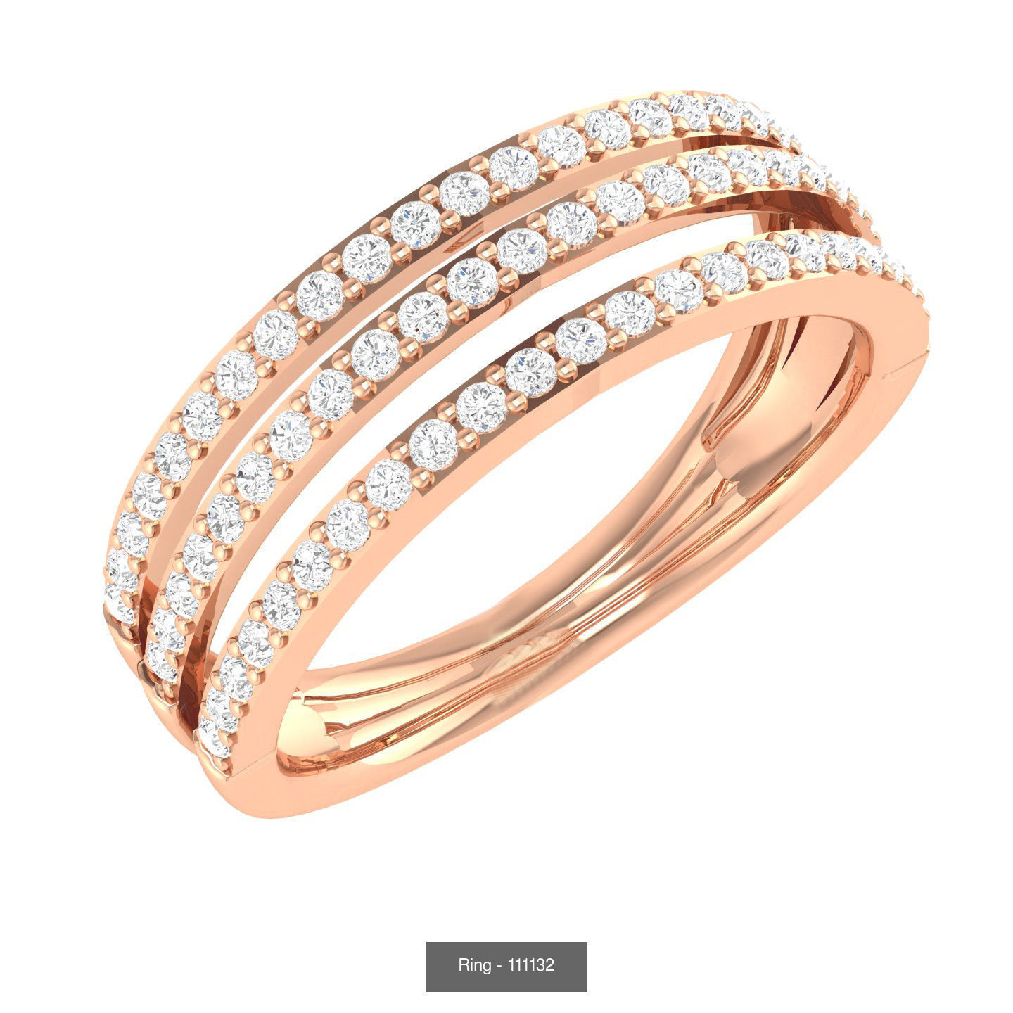 100 Bands rings  3D Model Collection_89