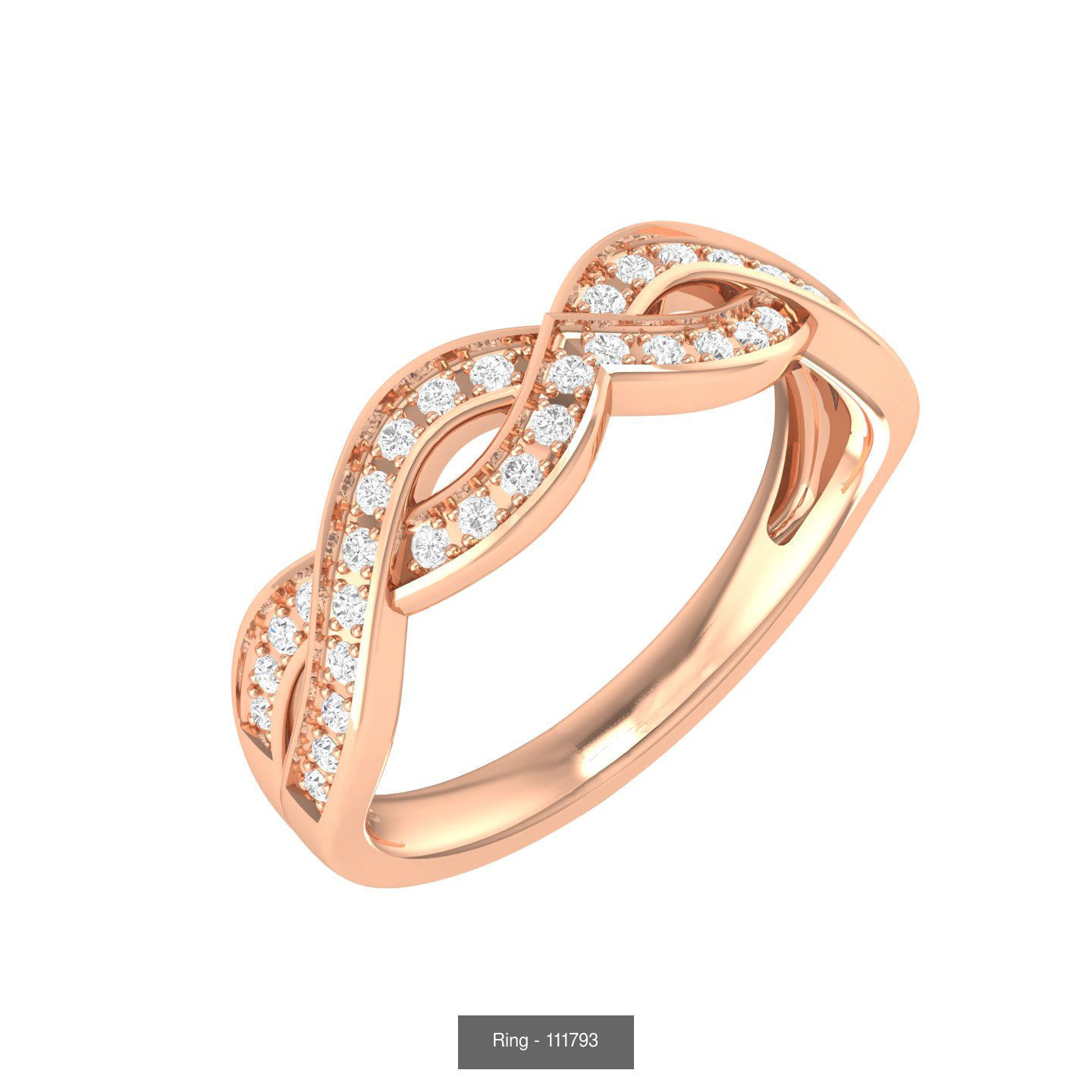 100 Bands rings  3D Model Collection_110