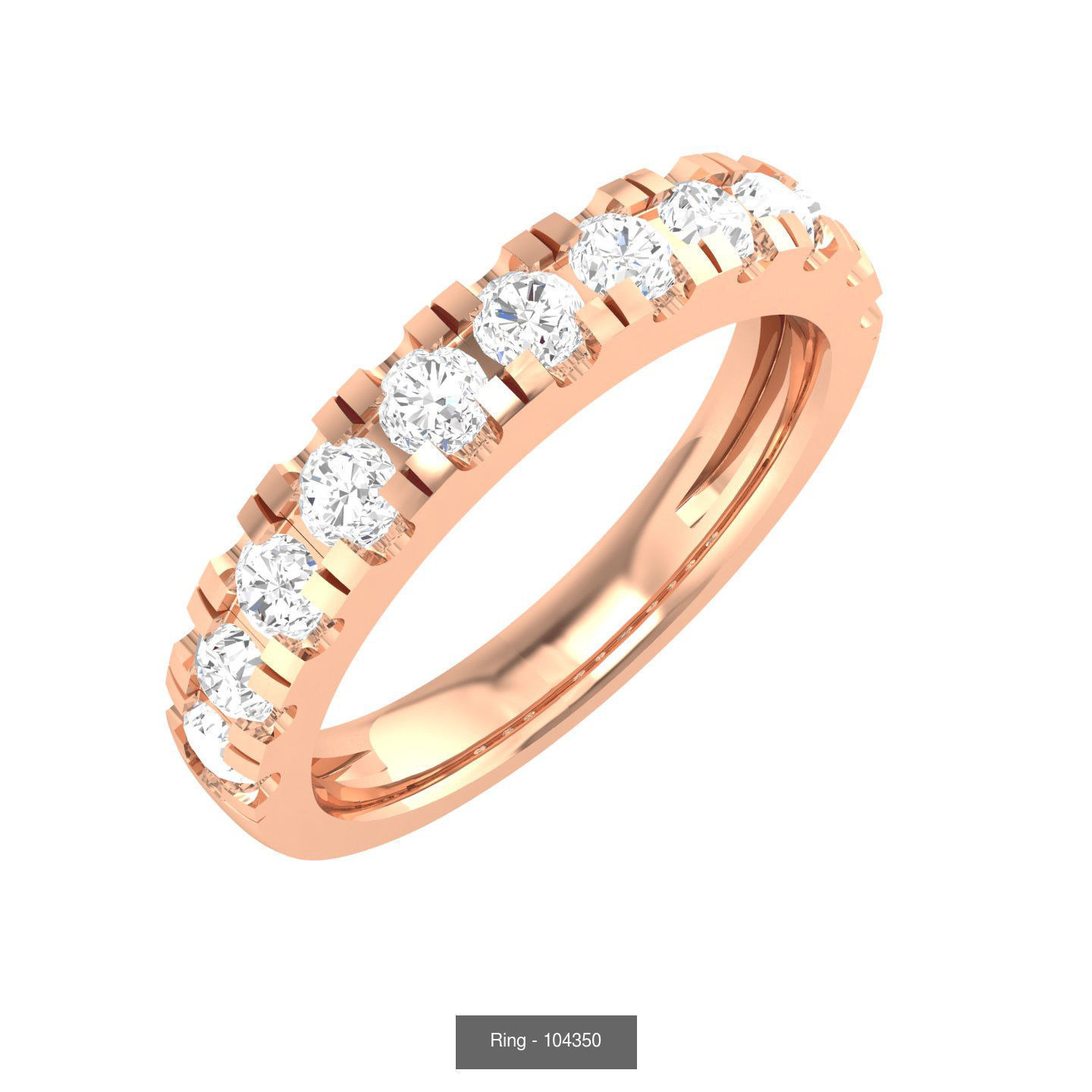 100 Bands rings  3D Model Collection_42