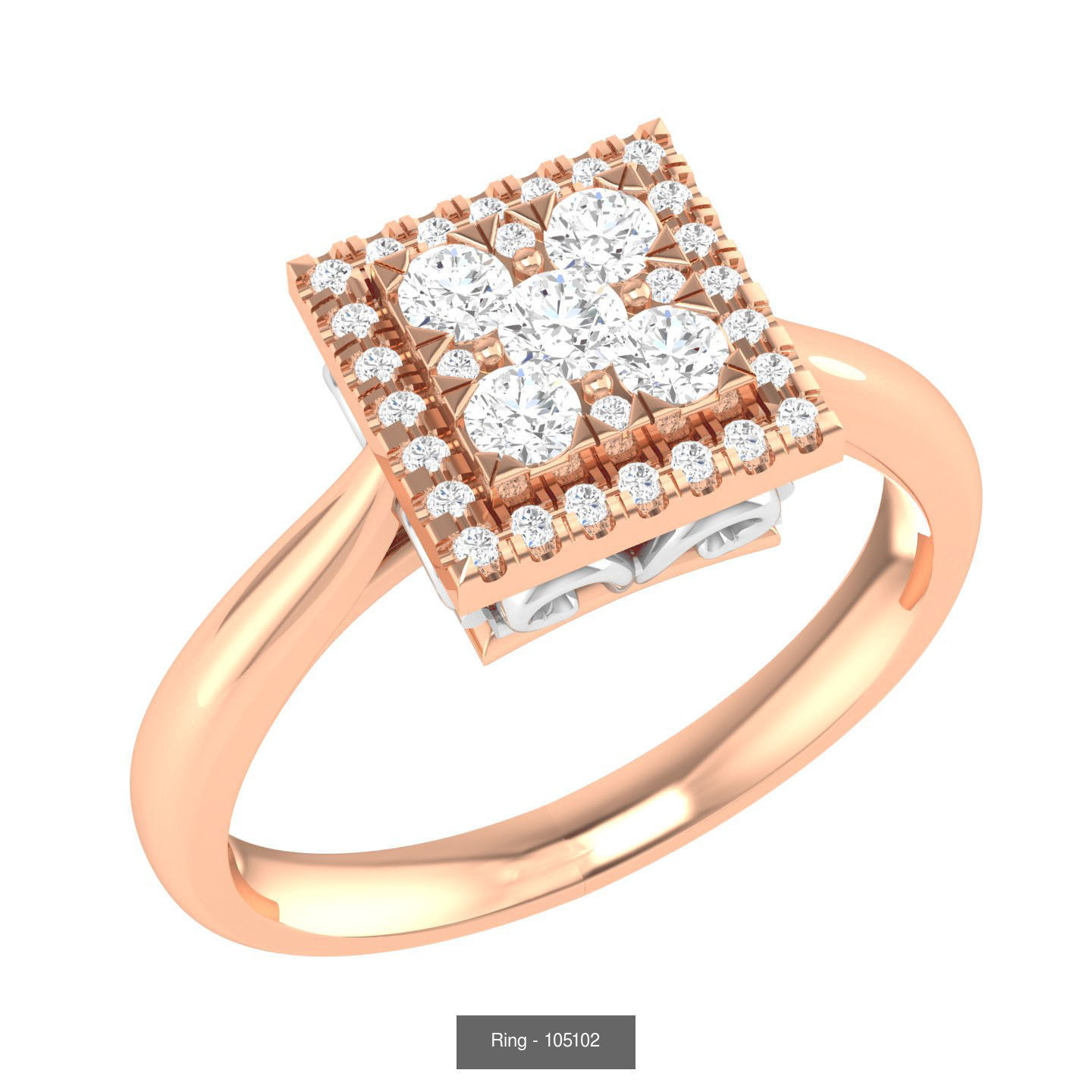 100 Bands rings  3D Model Collection_68