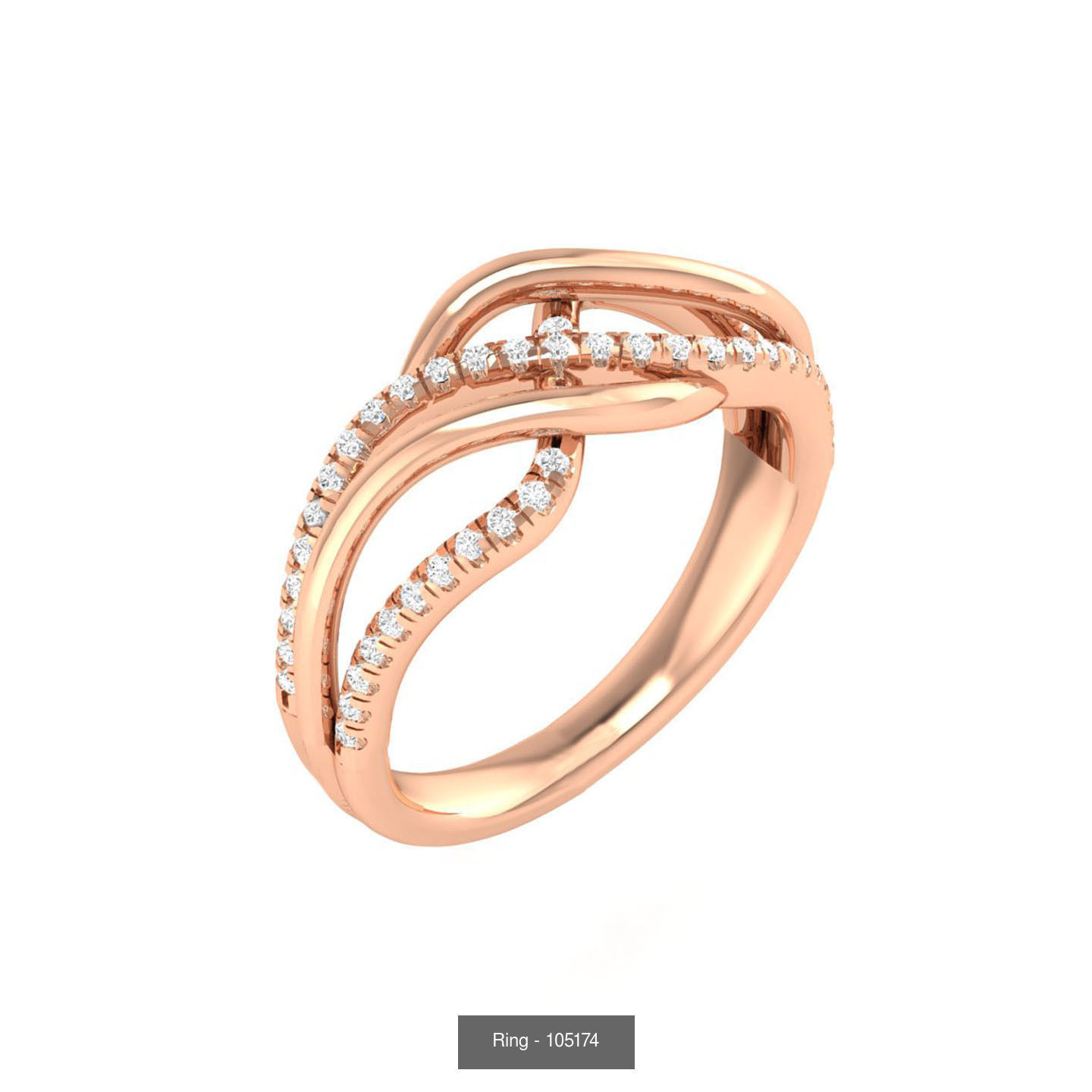 100 Bands rings  3D Model Collection_67