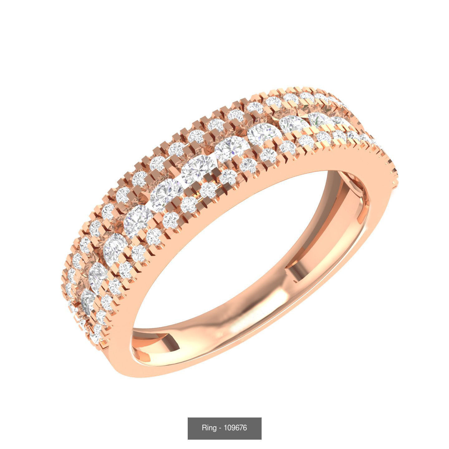 100 Bands rings  3D Model Collection_95