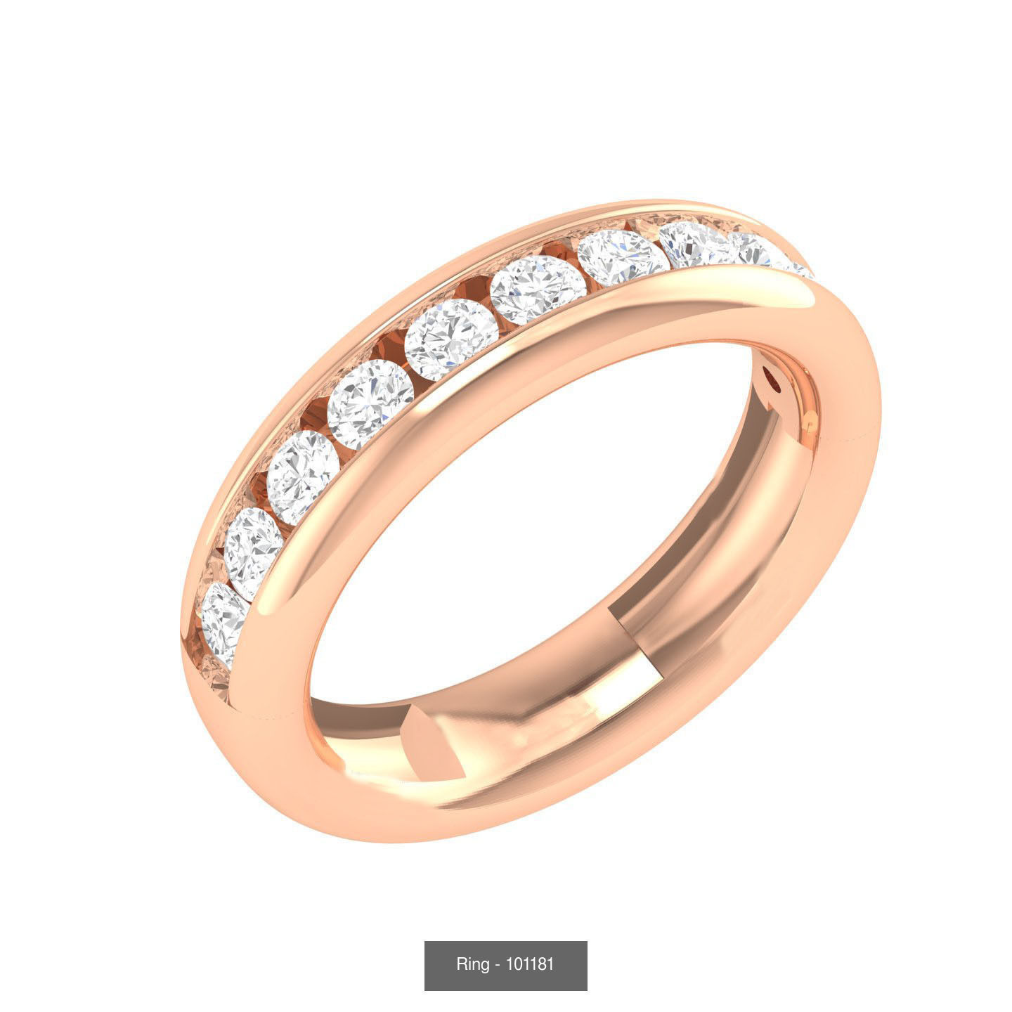100 Bands rings  3D Model Collection_37