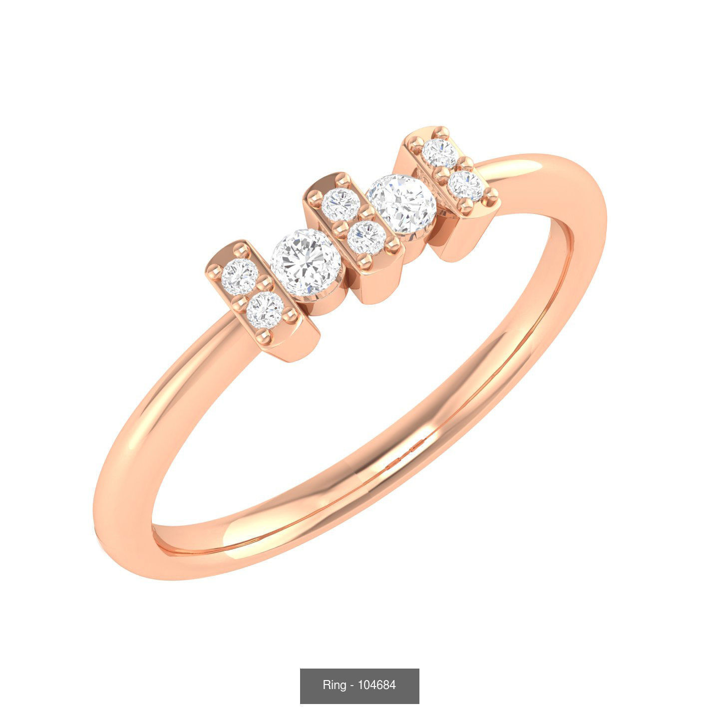 100 Bands rings  3D Model Collection_79