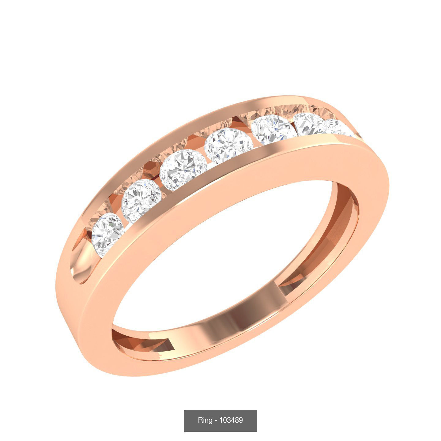 100 Bands rings  3D Model Collection_62