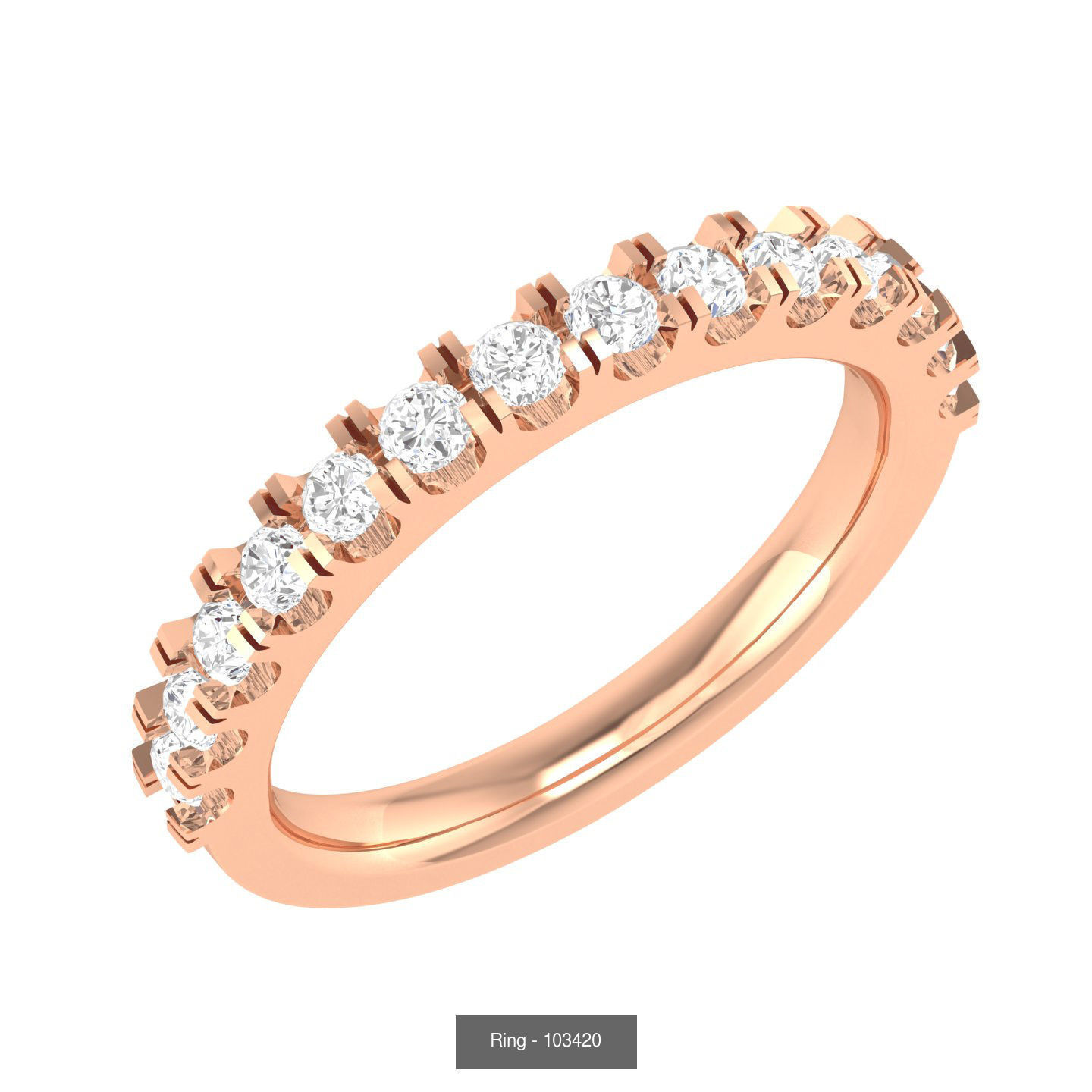 100 Bands rings  3D Model Collection_64