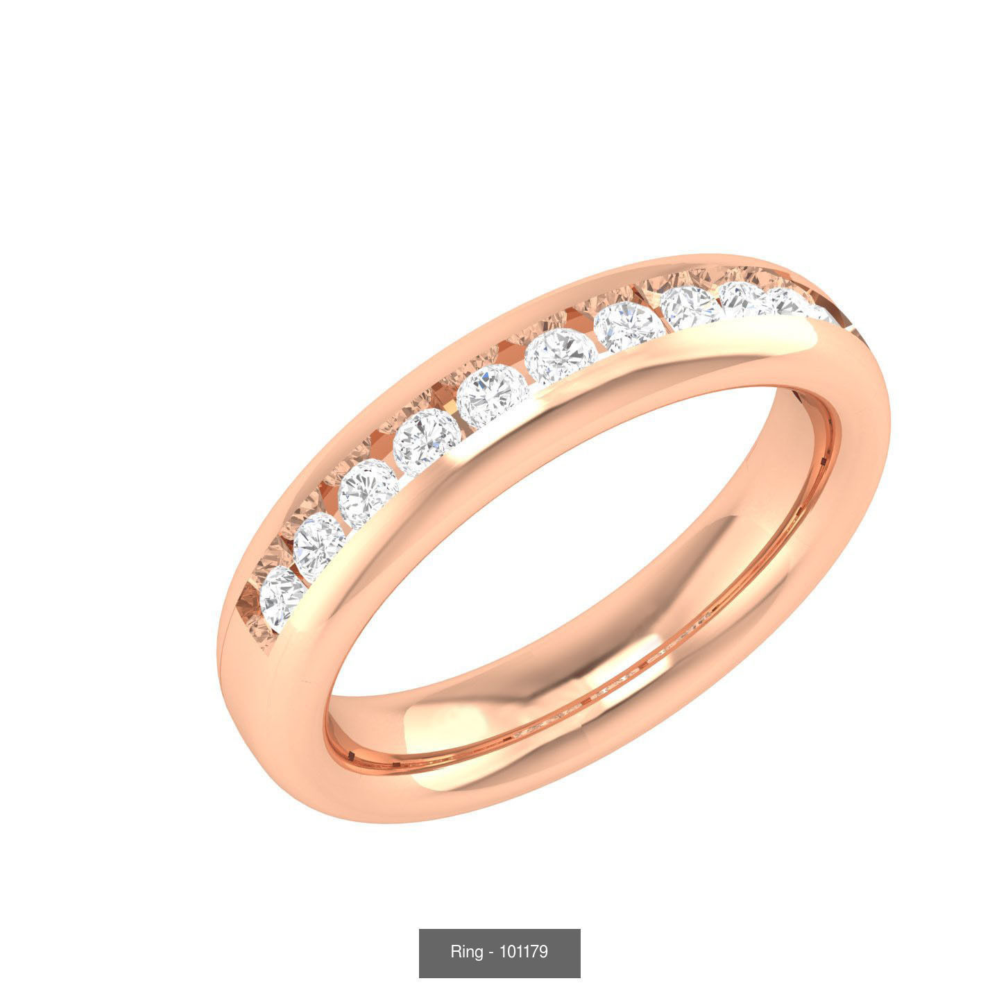100 Bands rings  3D Model Collection_38