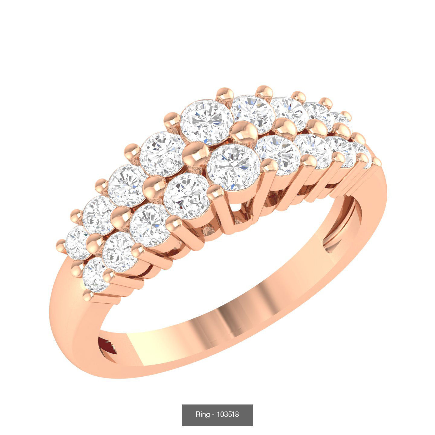100 Bands rings  3D Model Collection_58