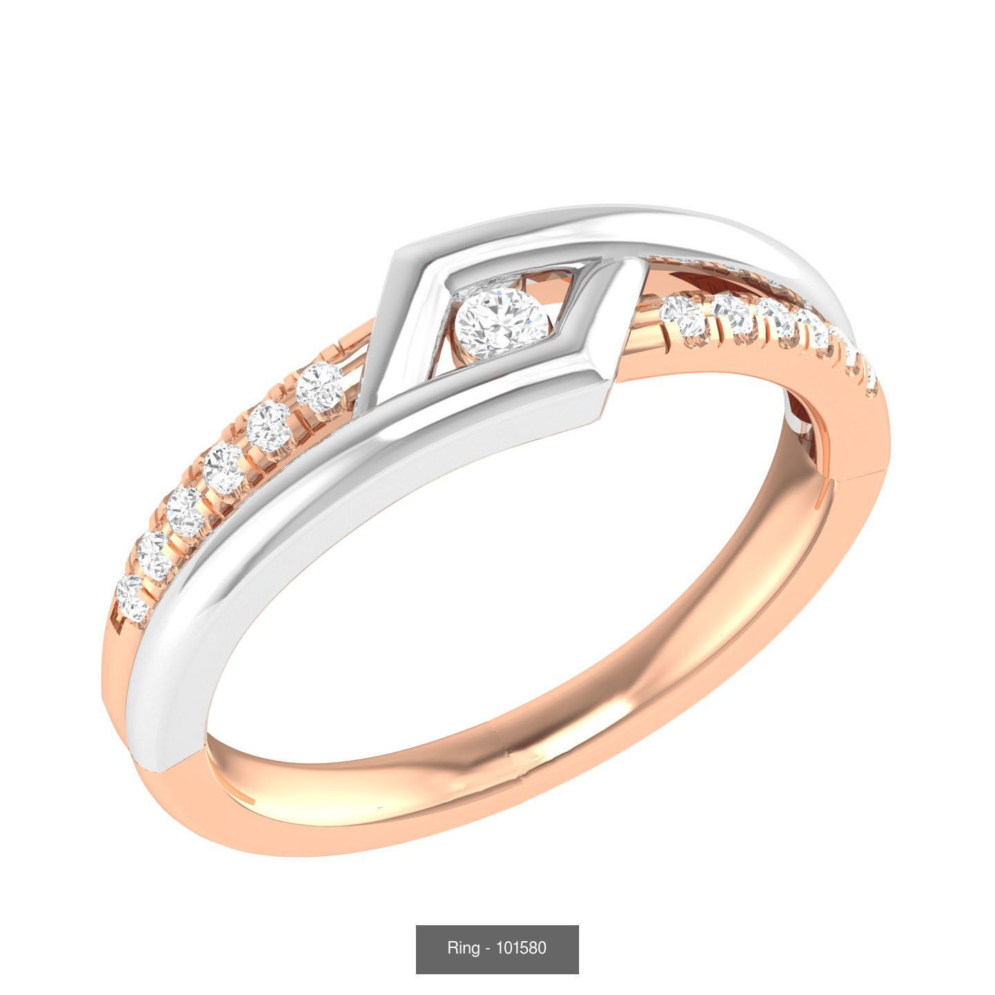 100 Bands rings  3D Model Collection_65