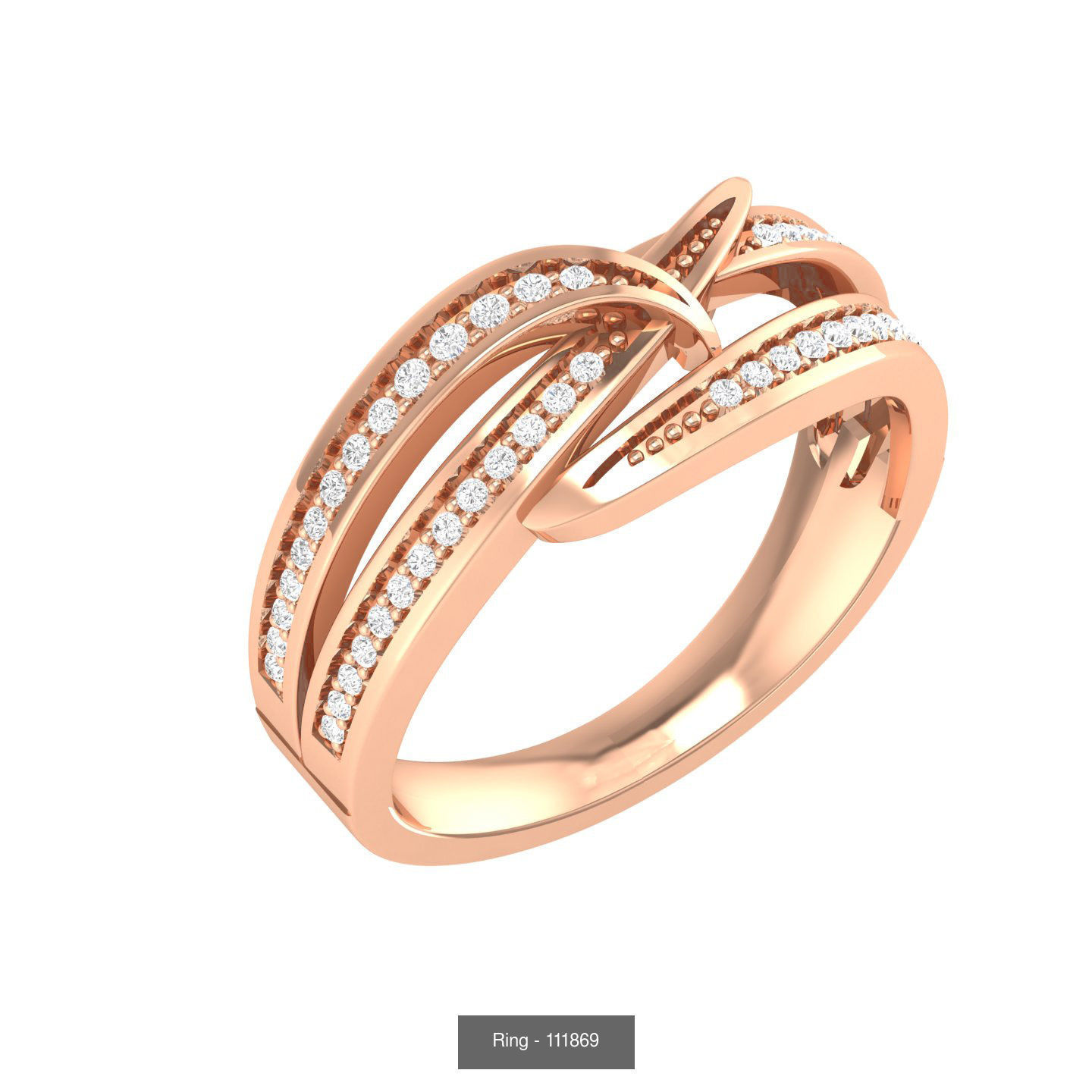 100 Bands rings  3D Model Collection_108