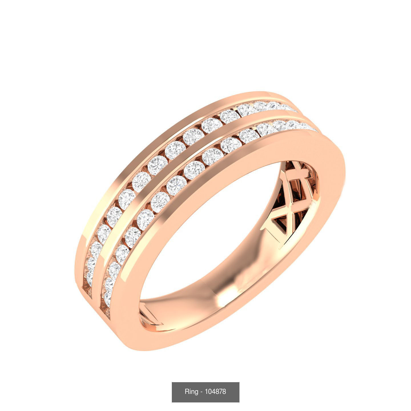 100 Bands rings  3D Model Collection_74