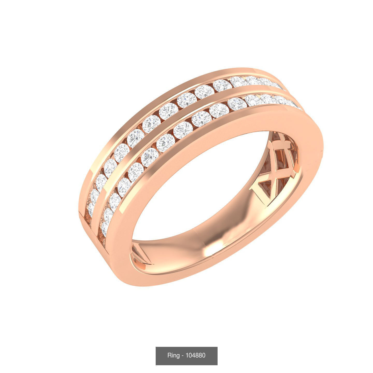 100 Bands rings  3D Model Collection_72