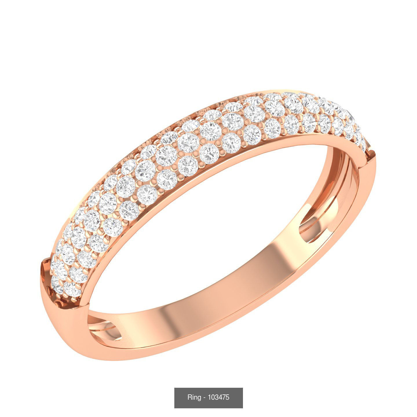 100 Bands rings  3D Model Collection_63