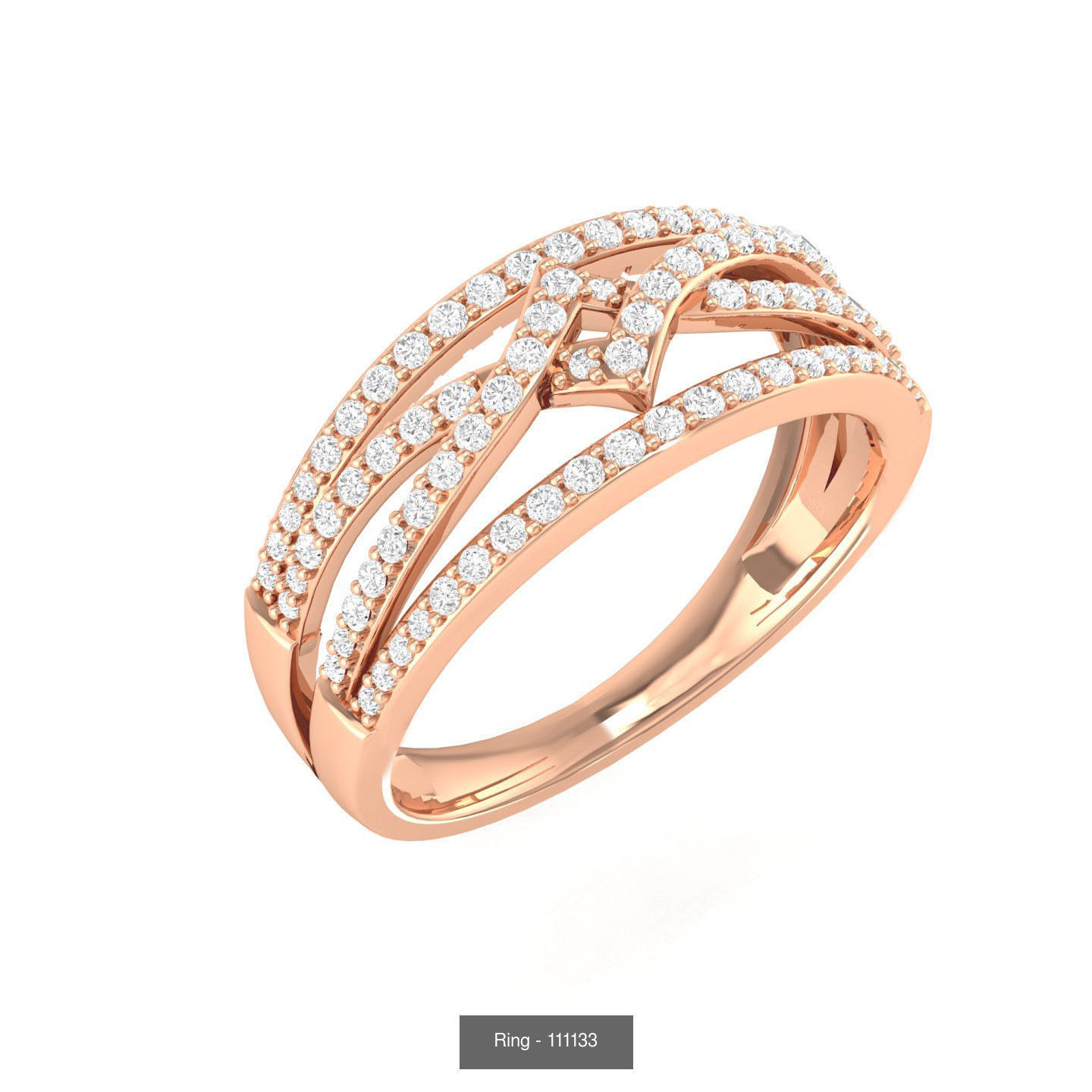 100 Bands rings  3D Model Collection_88