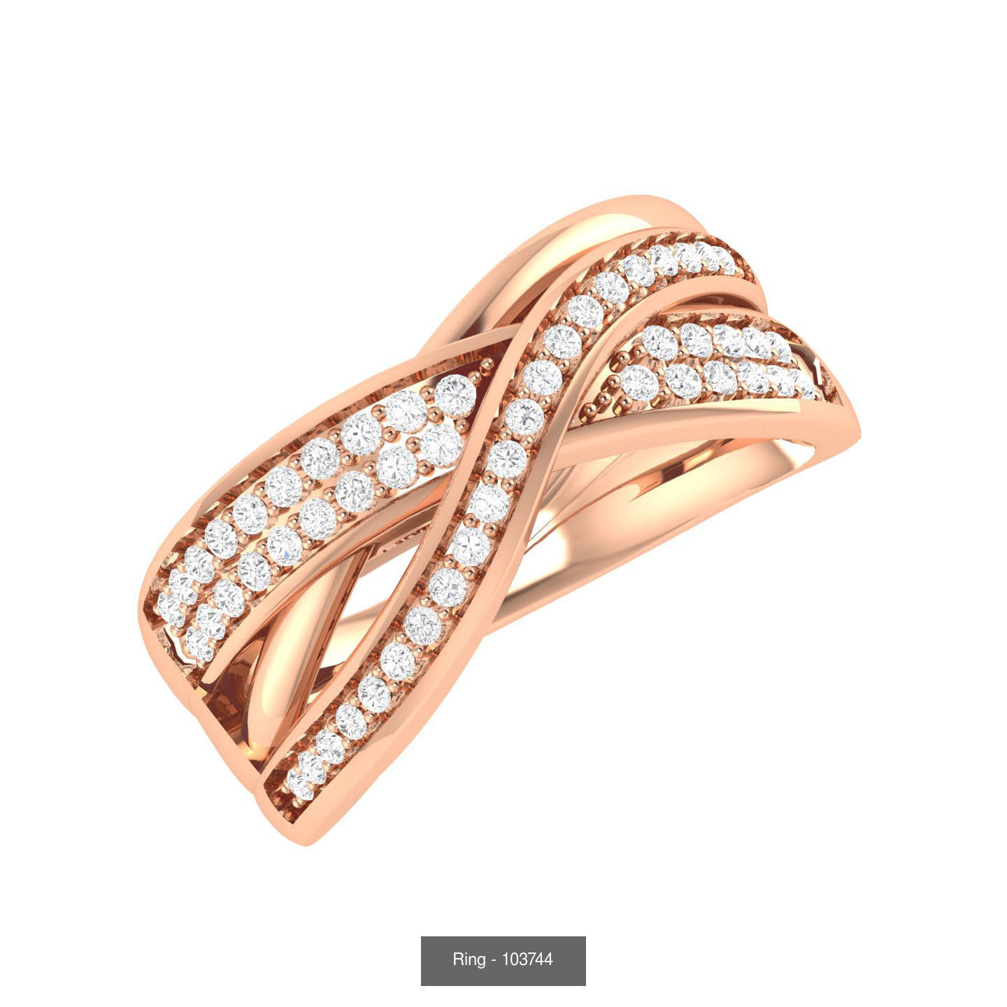 100 Bands rings  3D Model Collection_52