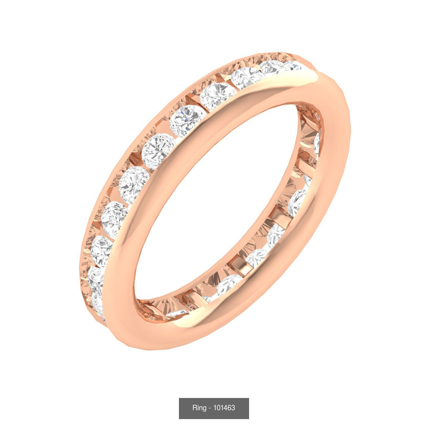 100 Bands rings  3D Model Collection_18