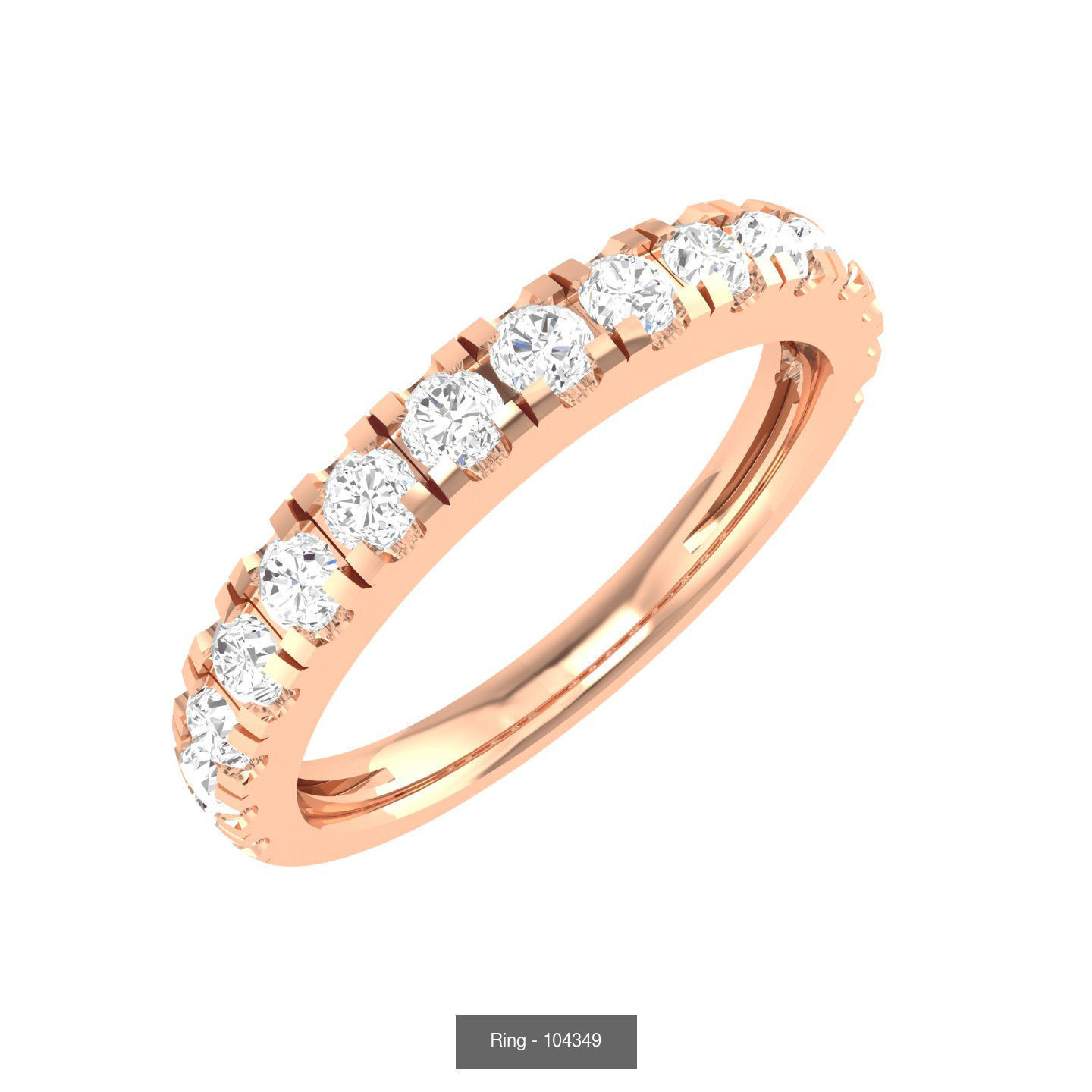 100 Bands rings  3D Model Collection_43