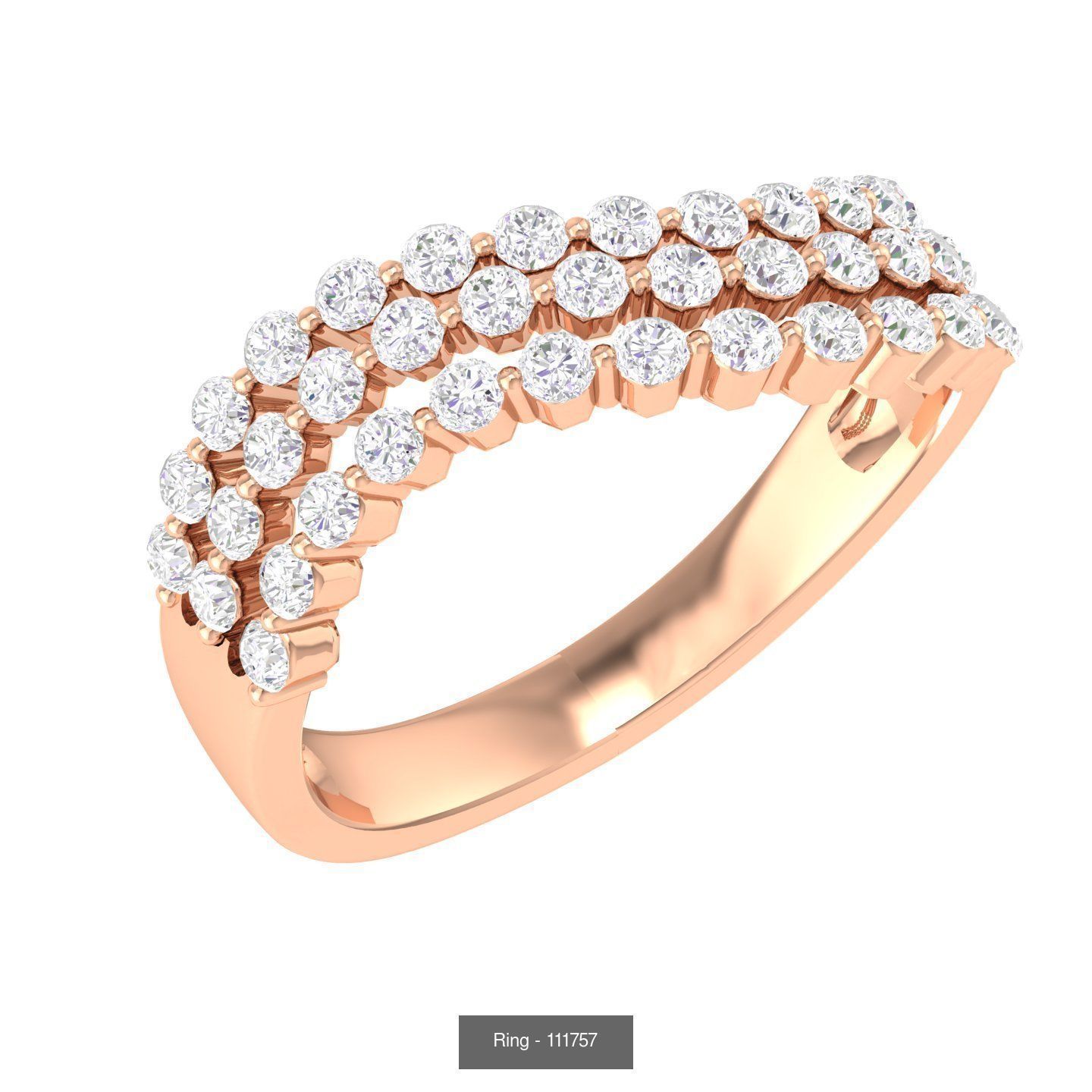 100 Bands rings  3D Model Collection_112