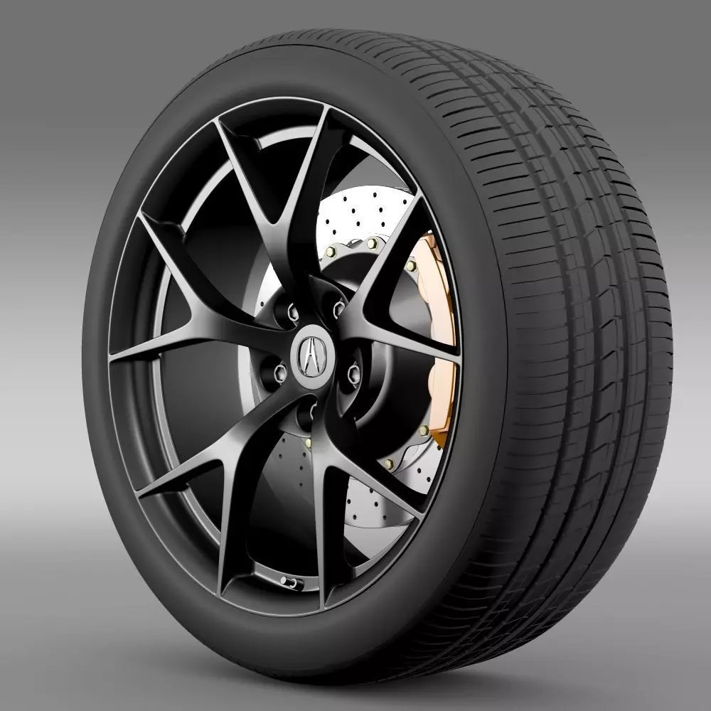 Acura NSX wheel 2015 3D model_0