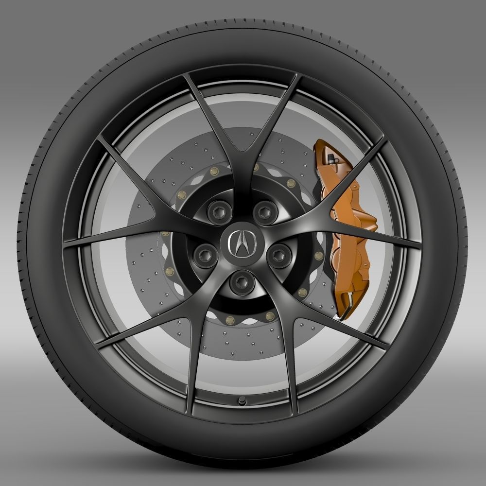 Acura NSX wheel 2015 3D model_2