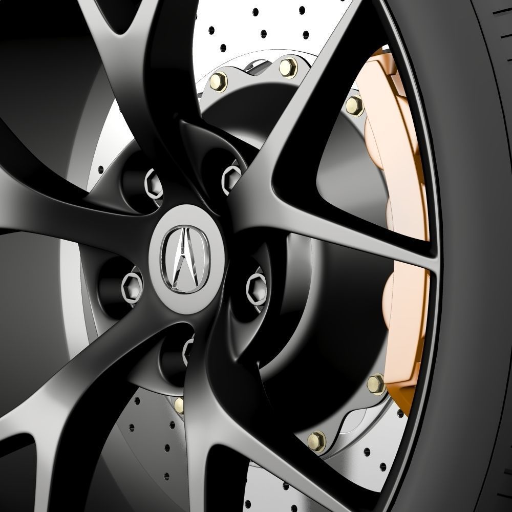 Acura NSX wheel 2015 3D model_5