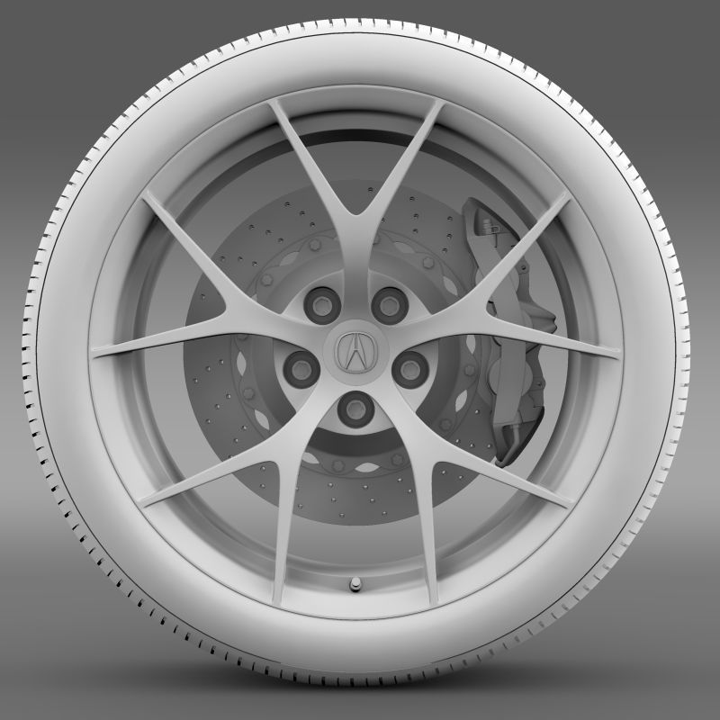 Acura NSX wheel 2015 3D model_11