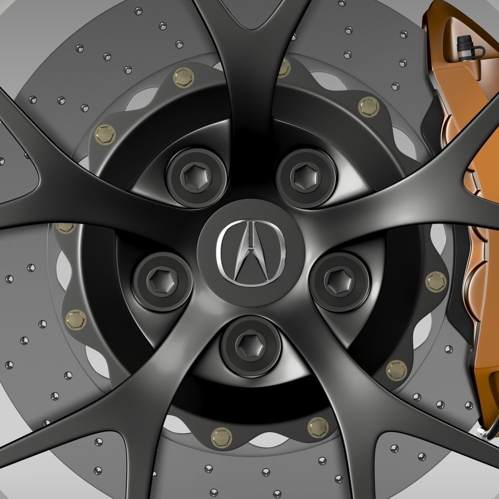 Acura NSX wheel 2015 3D model_7