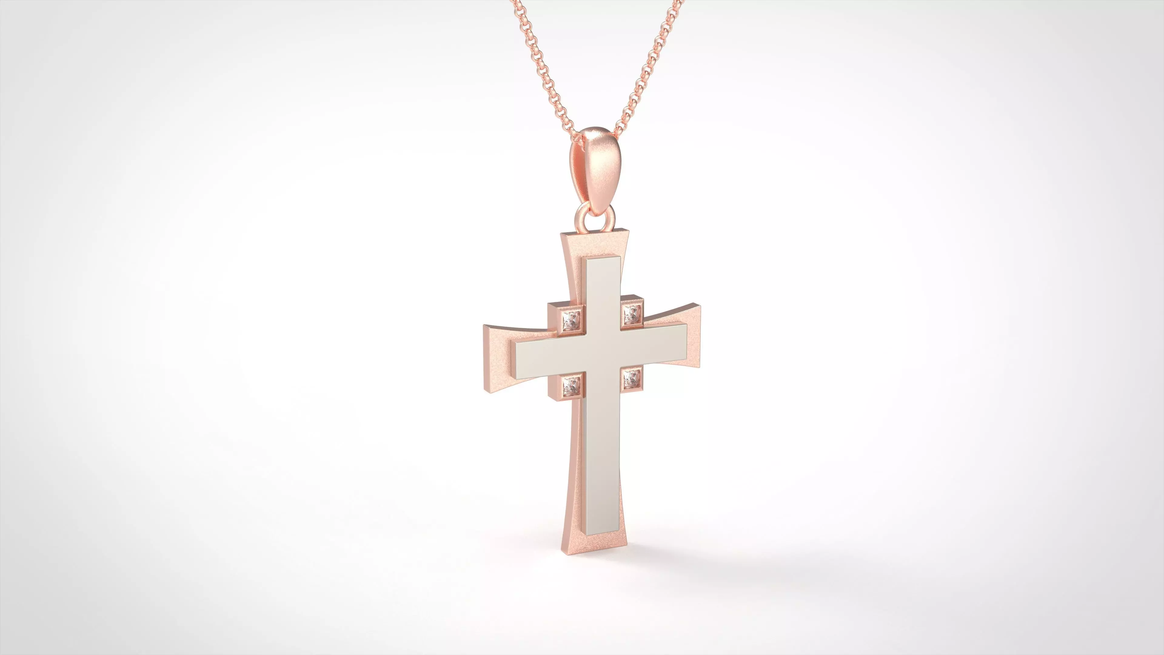 Model 341  Cross Pendant 3D print model_0