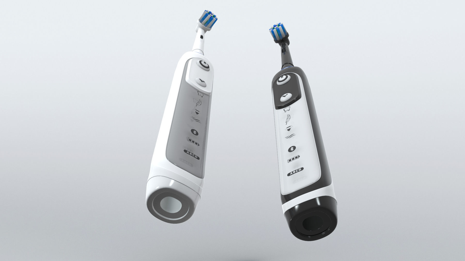 Smart Toothbrush 3D model_7