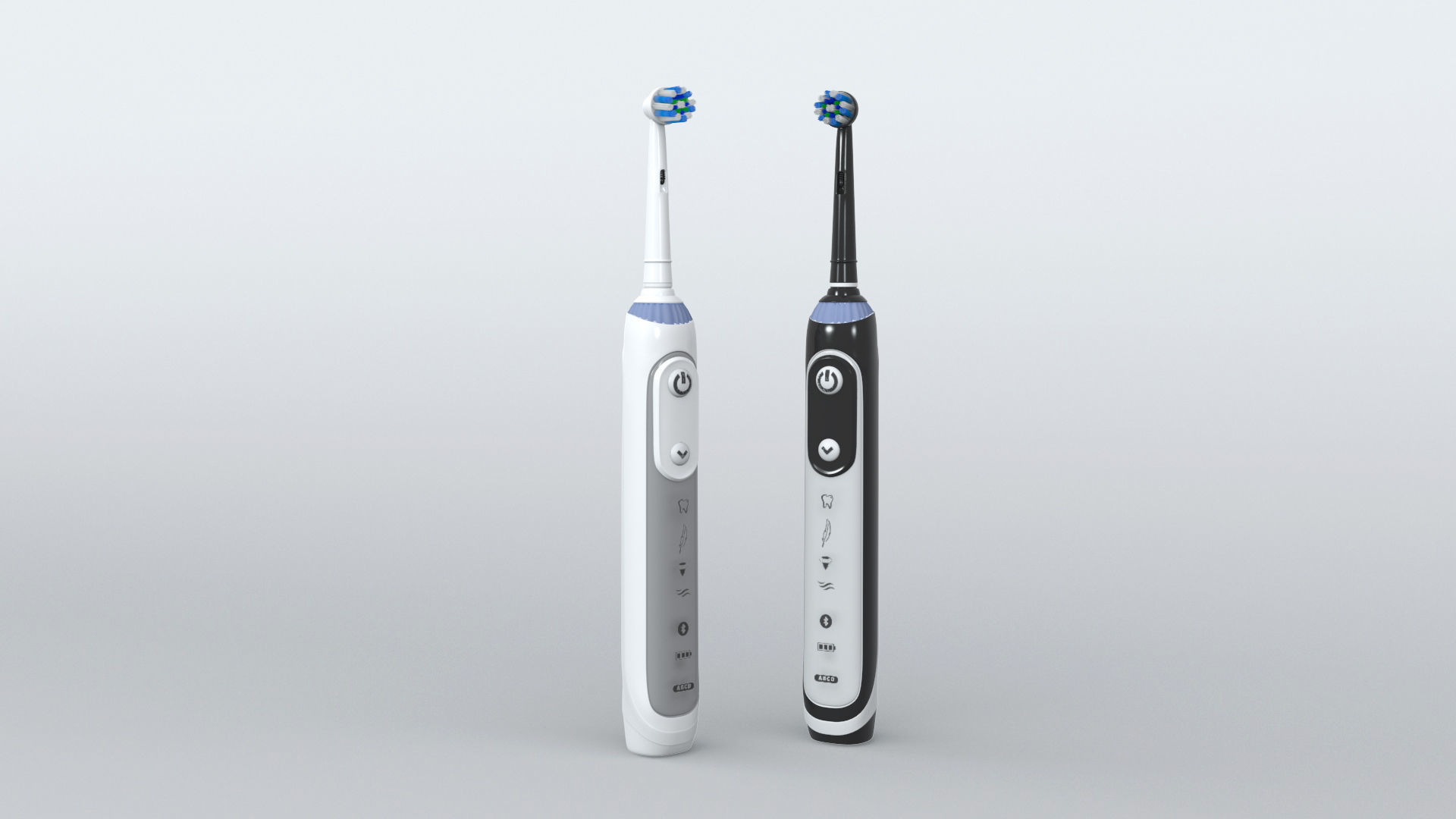 Smart Toothbrush 3D model_2