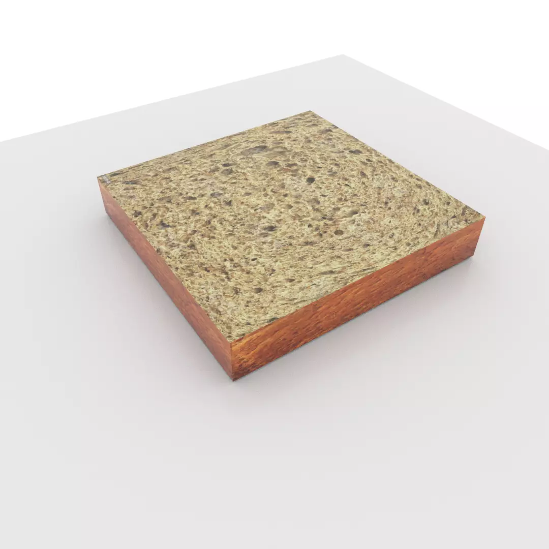 Toast bread Free low-poly 3D model