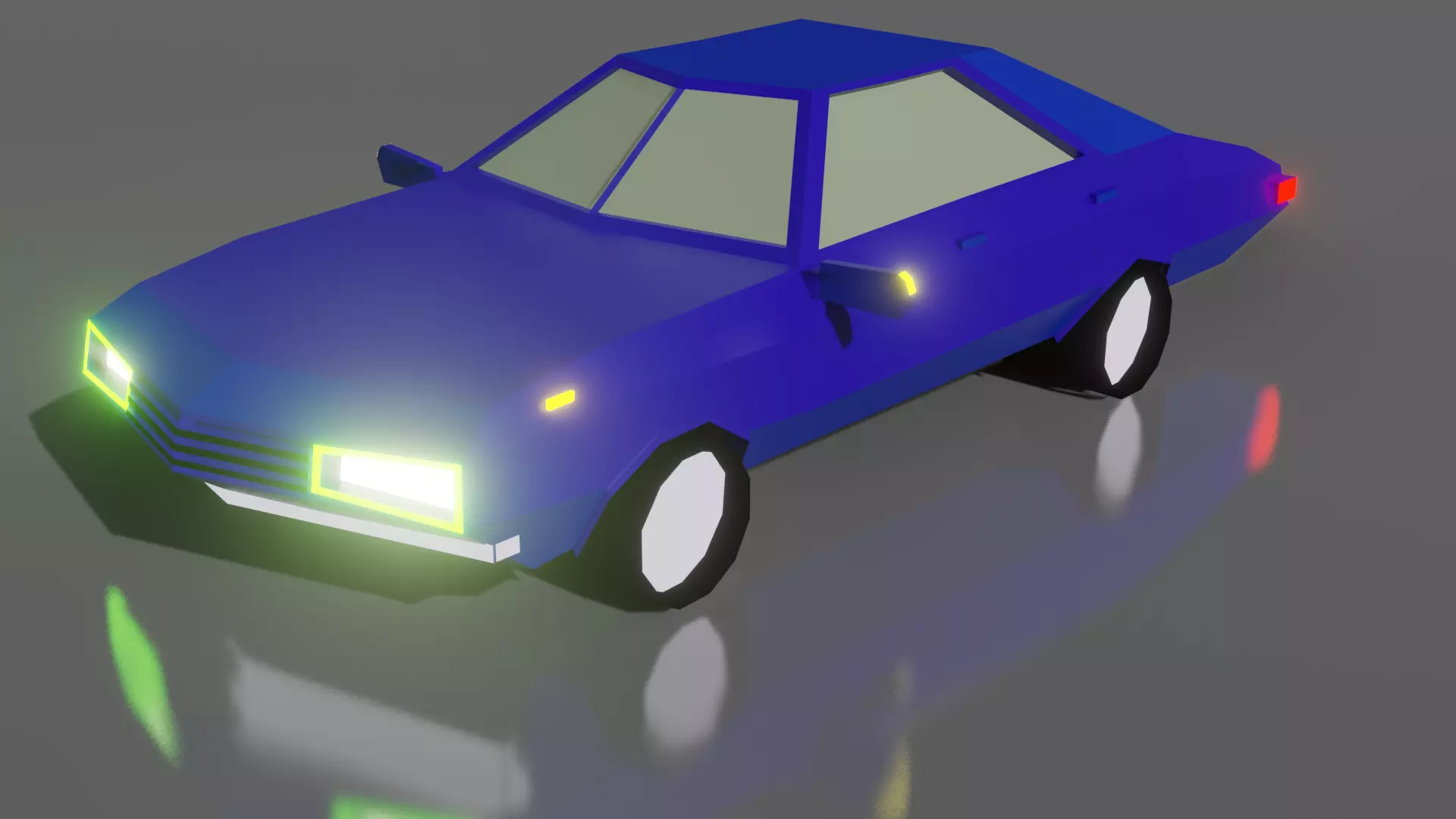 Muscle car Free 3D model