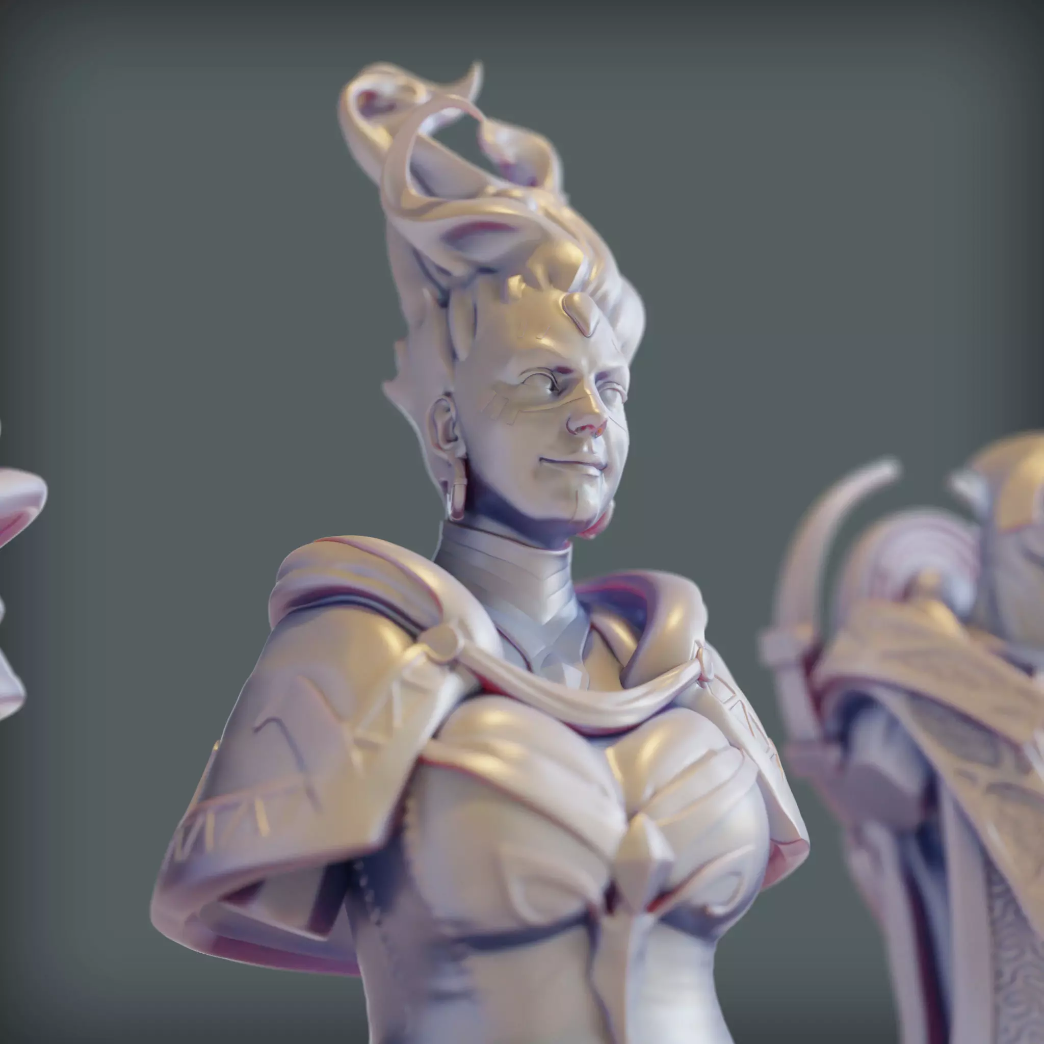 Queen Lina Dota 2 Chess Piece 3D print model