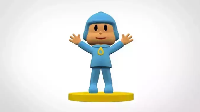 Pocoyo animation character figure