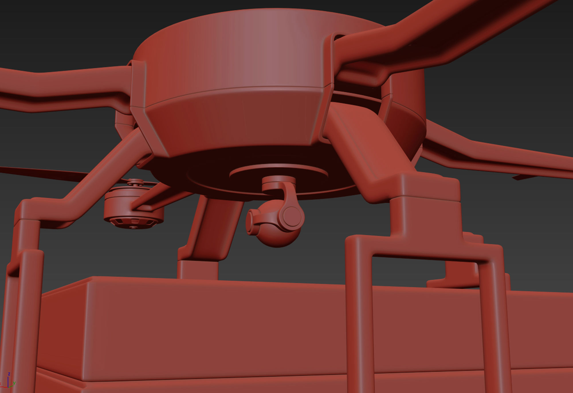 Pizza Delivery Drone  3D model_13