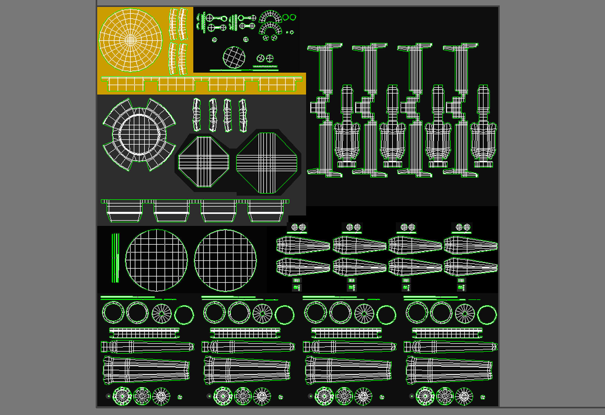 Pizza Delivery Drone  3D model_10