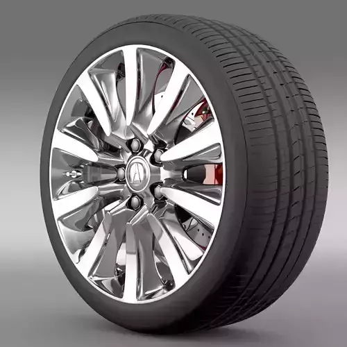 Acura RLX Sport Hybrid wheel 3D model