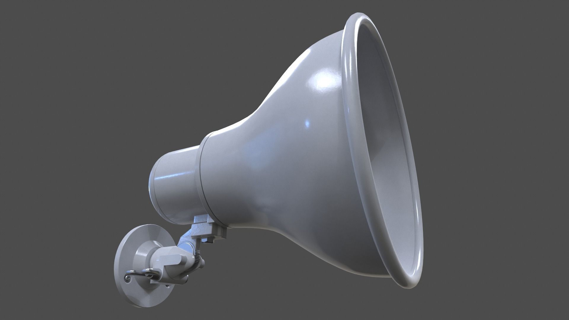 Horn Speaker V01 - High Poly 3D model_10