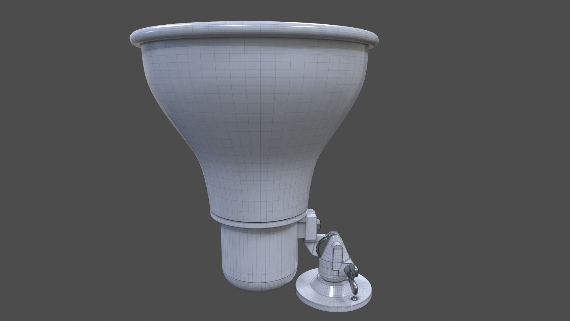 Horn Speaker V01 - High Poly 3D model_4