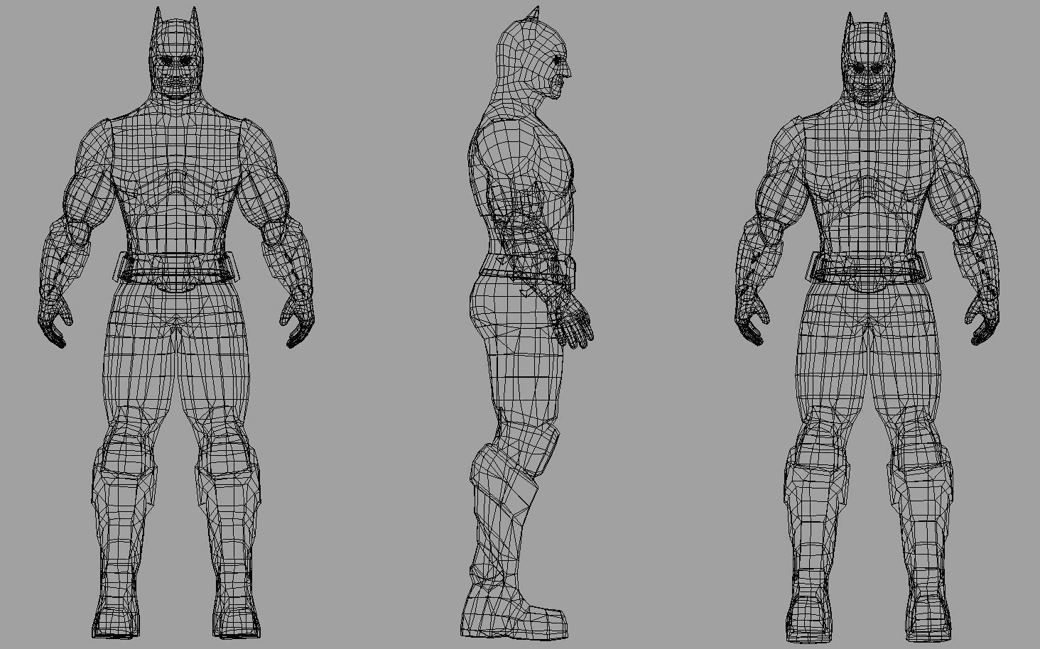 Batman arkham knight armor 3D model_6