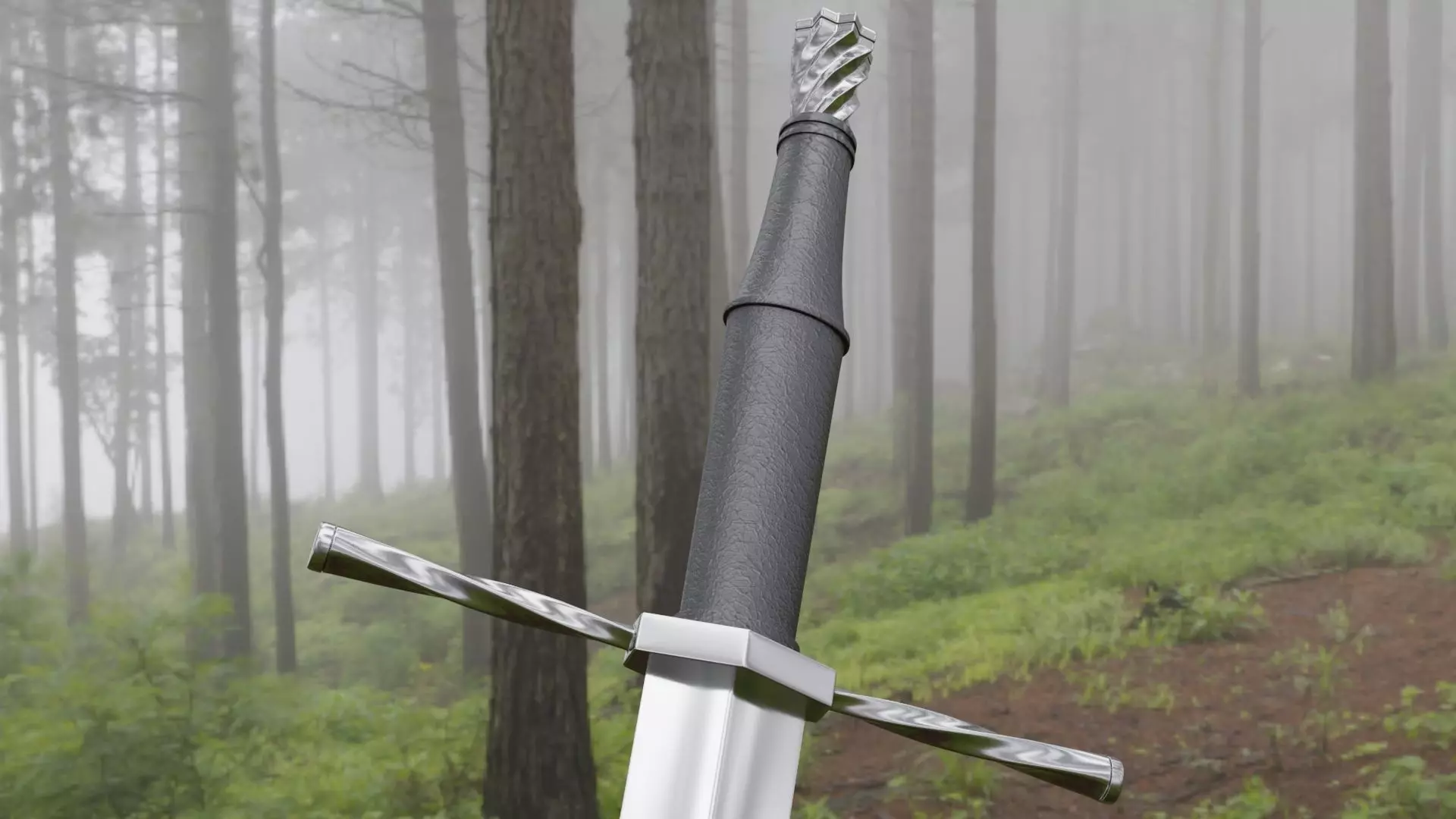 Bastard Sword 3D model