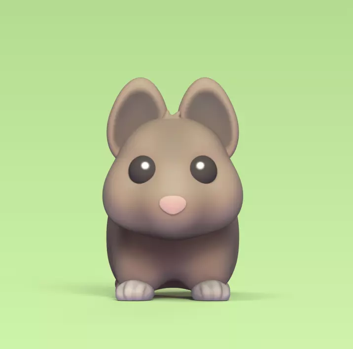Pika-de-Ili toy cat 3D print model