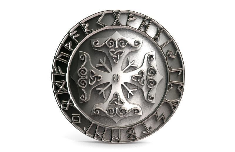 Viking pendant 3D print model_6