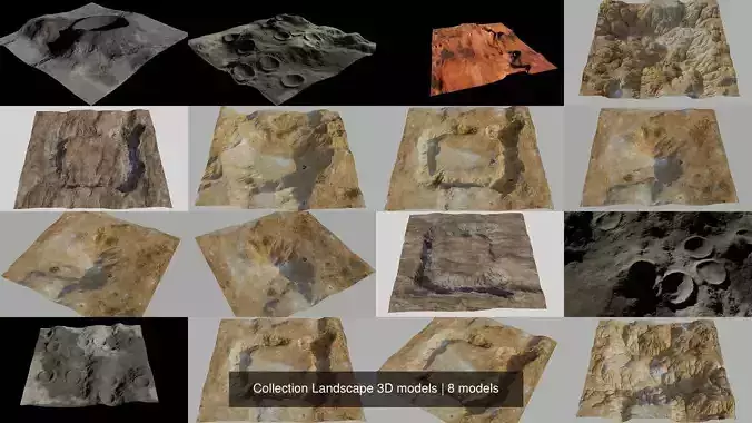 Collection Landscape 3D models 