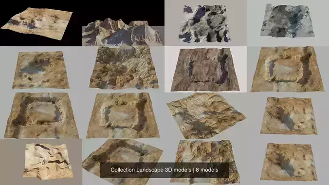 Collection Landscape 3D models 