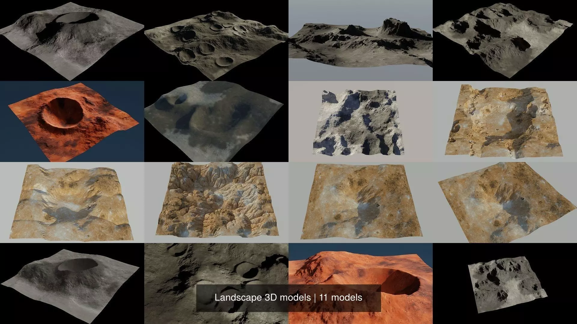 Landscape 3D models 3D Model Collection_0