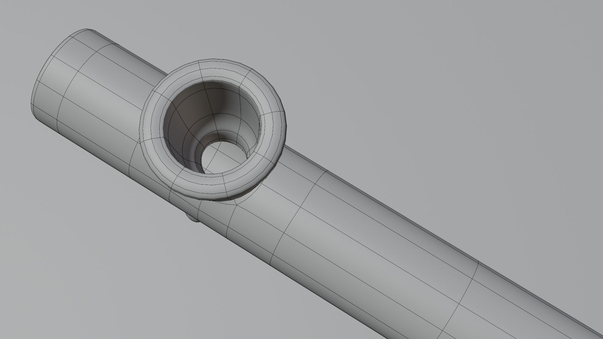 Glass Weed Pipe Low-poly 3D model_20