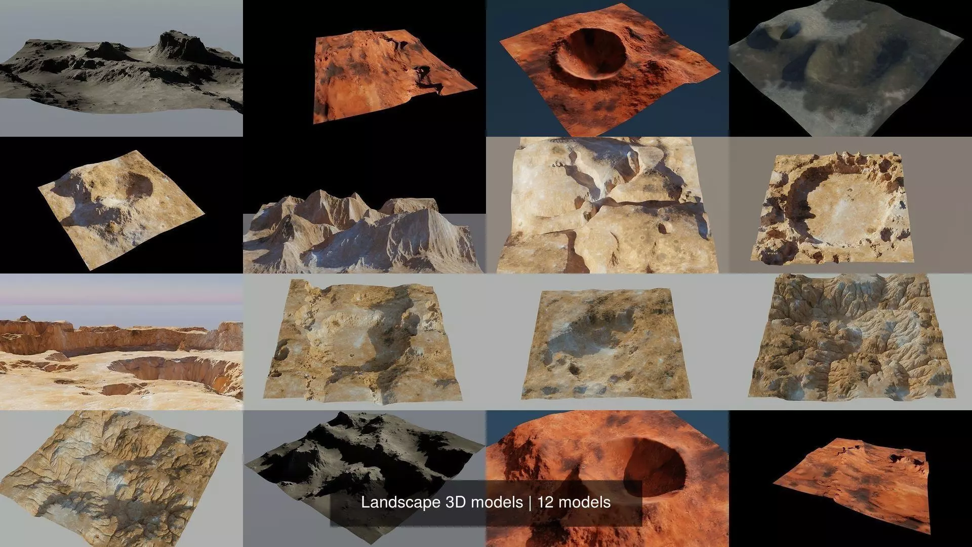 Landscape 3D models 3D Model Collection_0