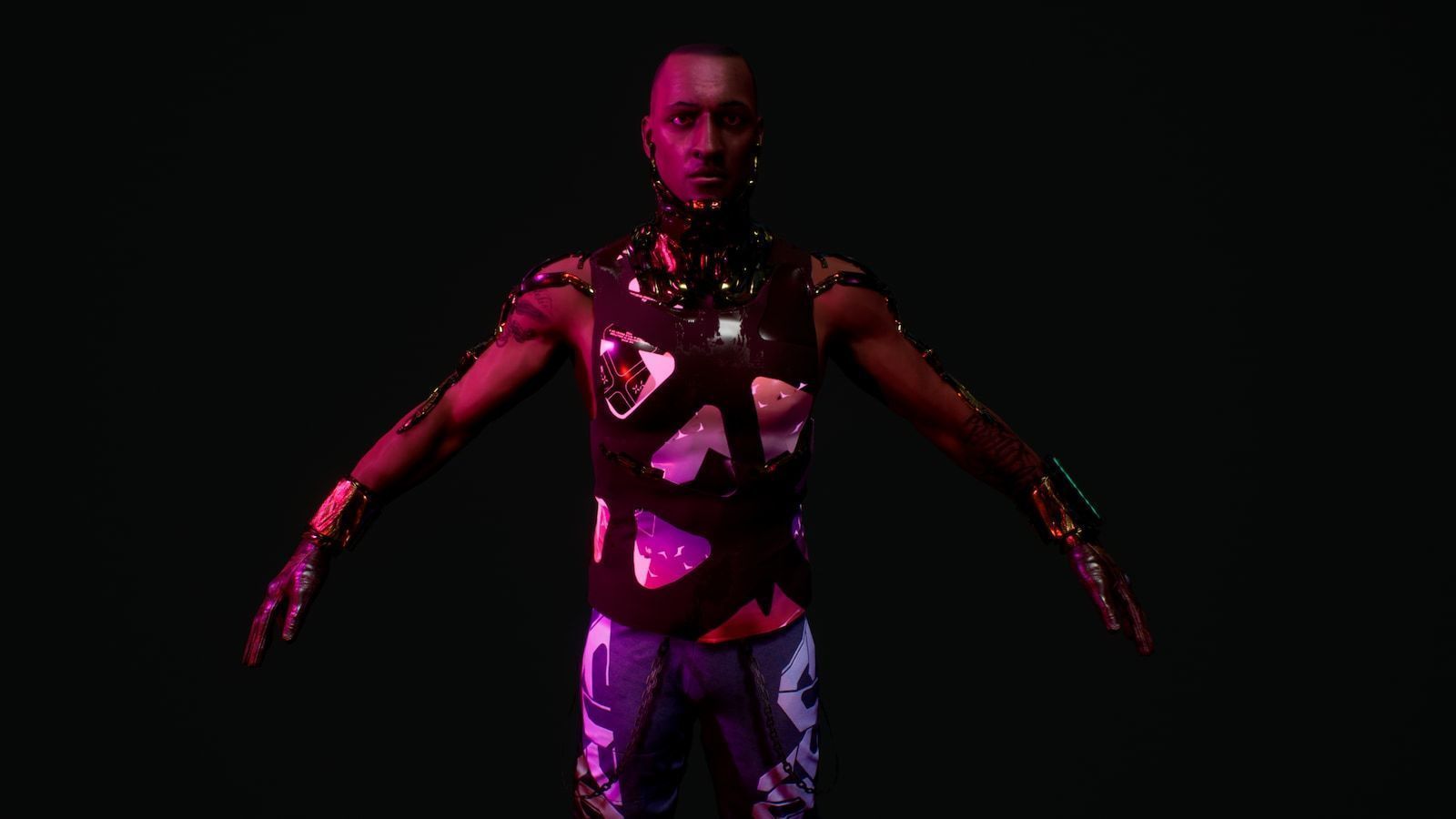 CYBERPUNK PACK ZZ unreal engine 4 Low-poly 3D model_2