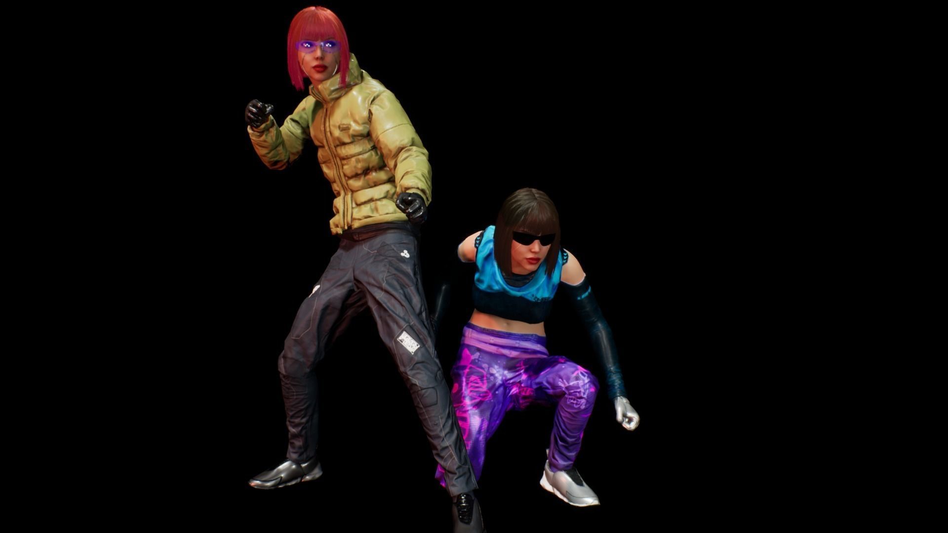 CYBERPUNK PACK ZZ unreal engine 4 Low-poly 3D model_10